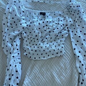AFRM Polka Dot Top